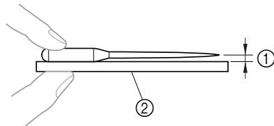 BROTHER XL-2600 - ■ Vérification de l'aiguille - 1