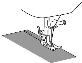 BROTHER XL-2600 - ■ Démarrage du travail de couture - 1