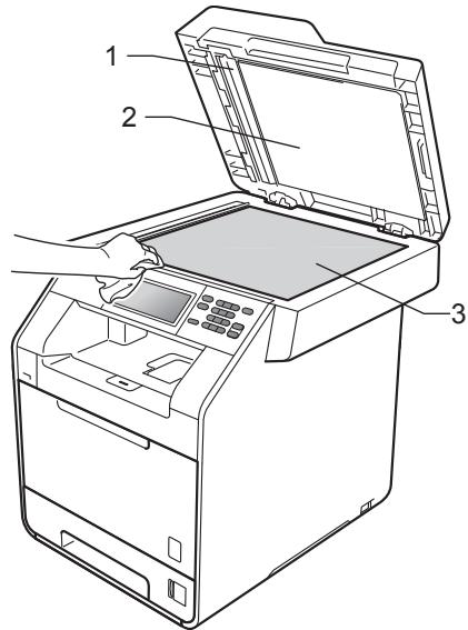 BROTHER DCP-9270CDN - Nettoyage de la vitre du scanner - 2