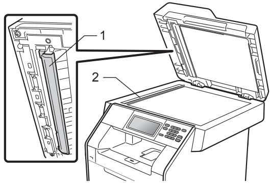 BROTHER DCP-9270CDN - Nettoyage de la vitre du scanner - 3