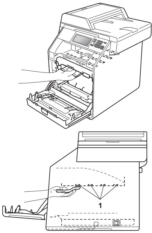 BROTHER DCP-9270CDN - Nettoyage des fenêtres du scanner laser - 5
