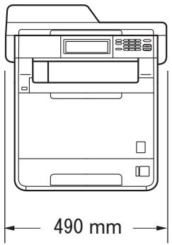 BROTHER DCP-9270CDN - Dimensions - 1