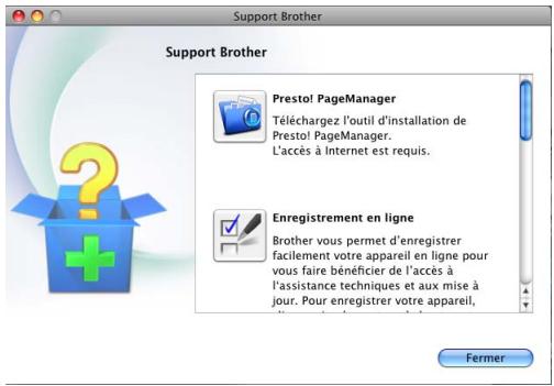 BROTHER DCP-9270CDN - Accès au soutien Brother (Macintosh) - 1