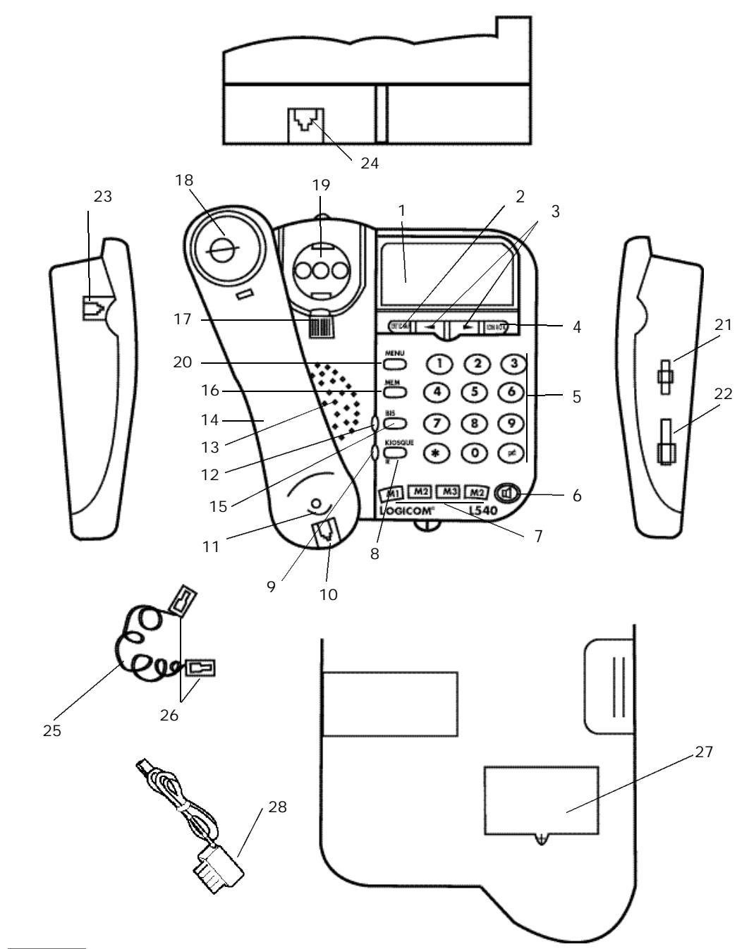 LOGICOM L540 - 1-3 Conditions de sécurité - 1