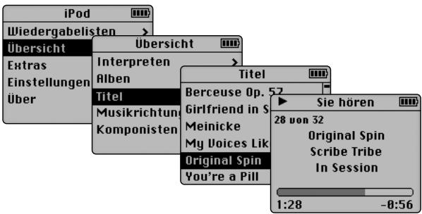 APPLE IPOD - Starten Sie die Musikwiedergabe. - 1