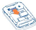 ALCATEL 1030 - Insérer et retirer la carte mémoire: - 7