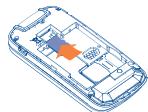 ALCATEL 1030 - Insérer et retirer la carte mémoire: - 1