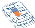 ALCATEL 1030 - Insérer et retirer la carte mémoire: - 8