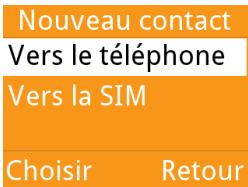 ALCATEL 20.04G - Ajouter un contact - 2