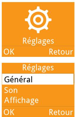 ALCATEL 20.04G - Réglages...... - 1