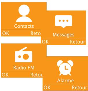 ALCATEL 20.04G - Accéder au menu principal - 1