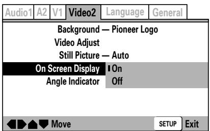 PIONEER DVJ-1000 - Ein- und Ausschalten der Einblendungsanzeigen (Expert-Modus) - 1