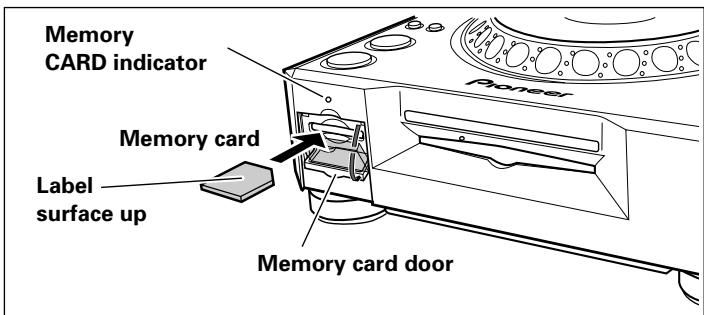 PIONEER DVJ-1000 - ■ Loading a memory card - 1