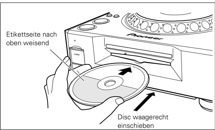 PIONEER DVJ-1000 - Laden und Entfernen von Discs - 1