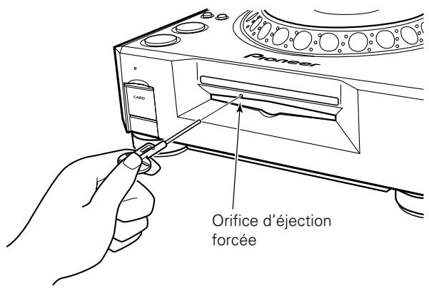 PIONEER DVJ-1000 - Fonction d'éjection forcée - 2