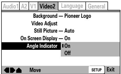 PIONEER DVJ-1000 - Anzeige des Betrachtungswinkel-Symbols (Expert-Modus) - 1