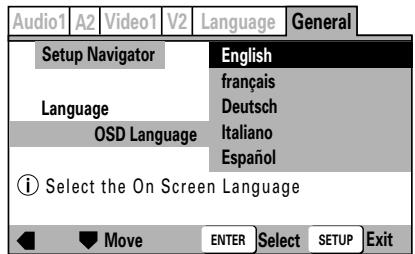 PIONEER DVJ-1000 - Select On-Screen-Display (OSD) Language - 1