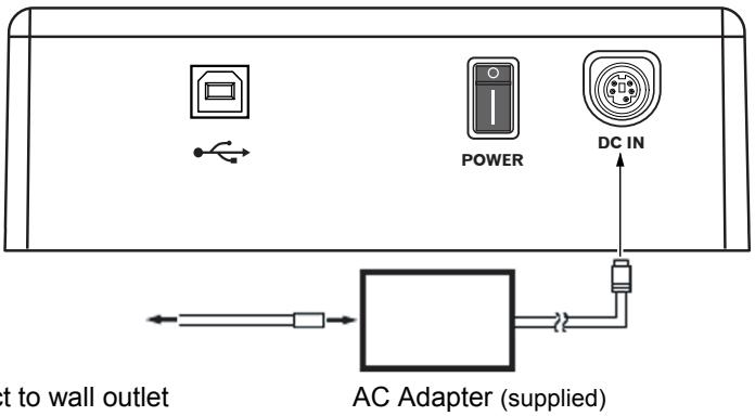 PIONEER DVR-X162Q - AC Adapter Connection - 1