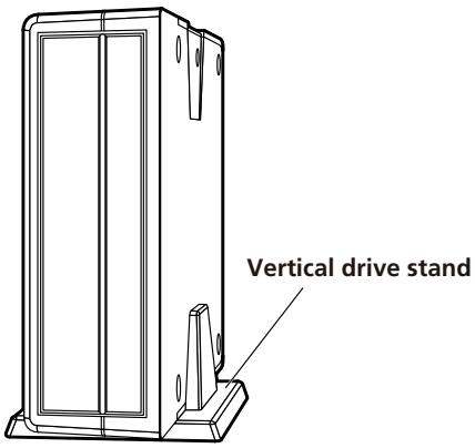 PIONEER DVR-X162Q - Using vertical drive stand - 1