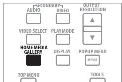 PIONEER BDP-LX91 - Appuyez sur HOME MEDIA GALLERY pour afficher la page Home Media Gallery. - 1
