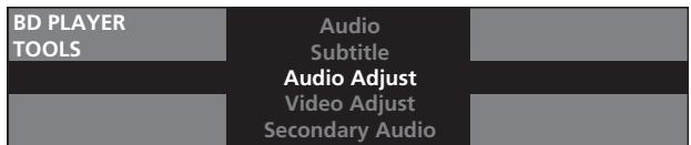 PIONEER BDP-LX91 - Sélectionnez et validez Audio Adjust. - 2