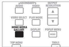 PIONEER BDP-LX91 - Appuyez sur HOME MEDIA GALLERY pour afficher la page Home Media Gallery. - 1
