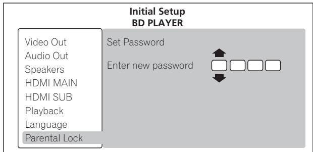 PIONEER BDP-LX91 - Précisez le mot de passe. - 2