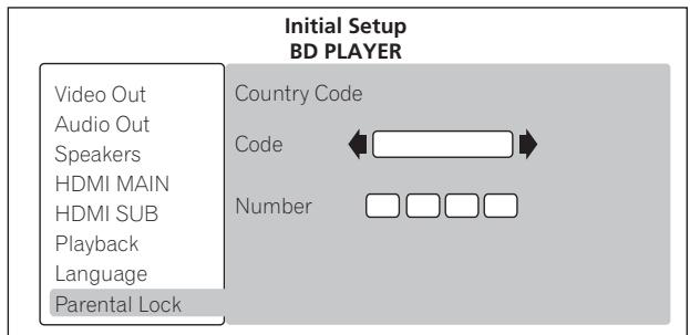 PIONEER BDP-LX91 - Changez le code de pays/région. - 1