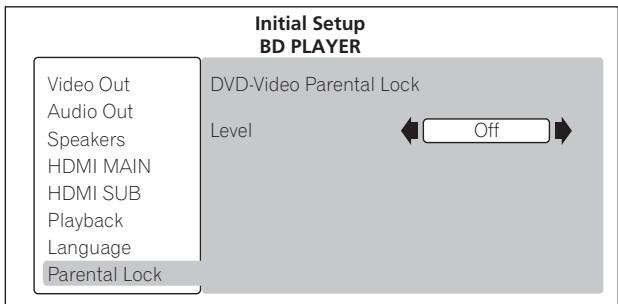 PIONEER BDP-LX91 - Changez le niveau. - 1