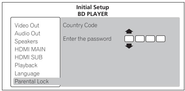 PIONEER BDP-LX91 - Précisez le mot de passe. - 2