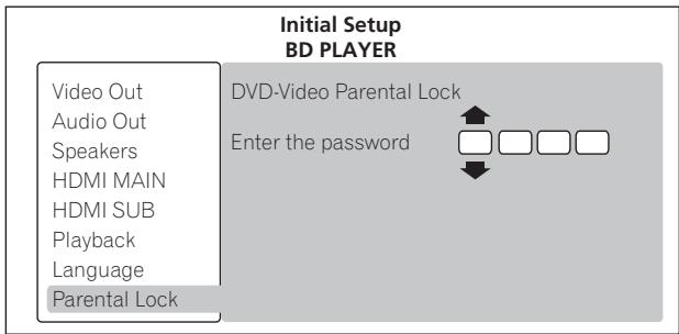 PIONEER BDP-LX91 - Précisez le mot de passe. - 2