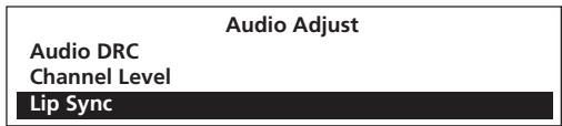 PIONEER BDP-LX91 - Sélectionnez et validez Lip Sync. - 1