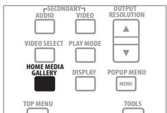 PIONEER BDP-LX91 - Appuyez sur HOME MEDIA GALLERY pour afficher la page Home Media Gallery. - 1