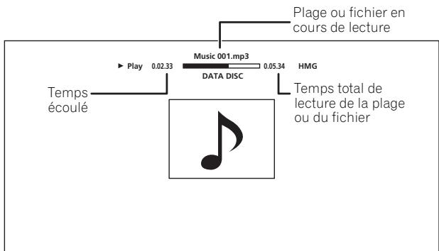 PIONEER BDP-LX91 - Sélectionnez la plage ou le fichier devant être lu. - 2