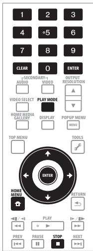 PIONEER BDP-LX52 - Utilisation des fonctions Play Mode - 1