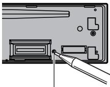 PIONEER DEH-P7200HD - Reinicio del microprocesador - 1