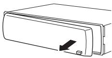PIONEER DEH-1020E - Extracción de la carátula - 1