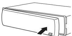 PIONEER DEH-1020E - Pose de la face avant - 2