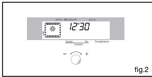 GRIL SAVEUR ECO 12°30 Durdée Fin Température Cuisson - + fig.2