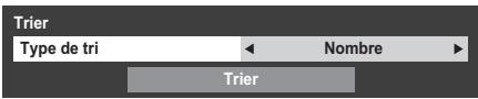 Trier Type de tri ← Nombre ► Trier