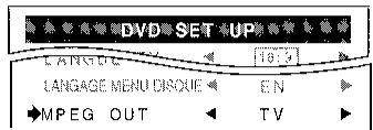 SHARP DV-L70S/BL - Réglement de MPEG OUT - 1