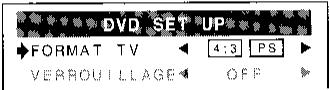 SHARP DV-L70S/BL - Pour régler le FORMAT TV - 2