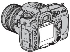 FUJIFILM FINEPIX S5 PRO - Fixation du couvercle du moniteur LCD - 2
