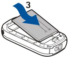 NOKIA LD-1W - Installation de la batterie - 2