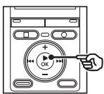 OLYMPUS VN-731PC,  VN-731PC DNS,  VN-731 PC,  VN-731 PC,  VN-731PC- DNS,  VN 731PC - Appuyez sur la touche  OK pour sauvegarder le paramètre. - 1