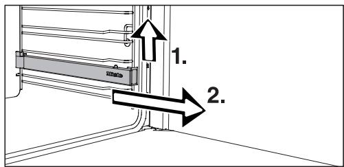 MIELE HYDRACOOK - Monter et démonter les rails télescopiques FlexiClips - 3