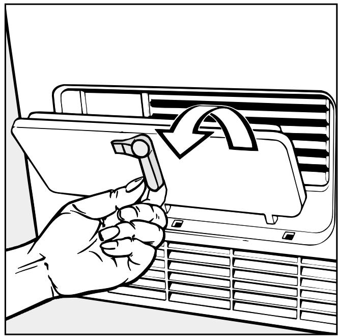 MIELE T650C - Cleaning the condenser unit - 2