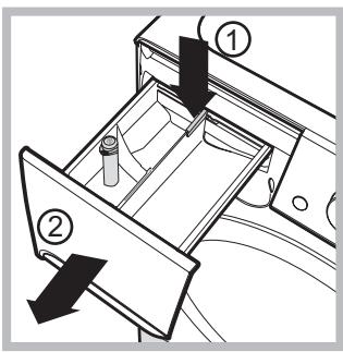 INDESIT XWDA 751480X W FR - Cleaning the detergent dispenser drawer - 1