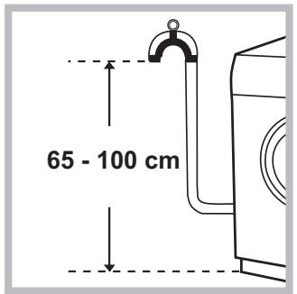 INDESIT XWDA 751480X W FR - Connecting the drain hose - 1
