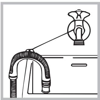 INDESIT XWDA 751480X W FR - Connecting the drain hose - 2